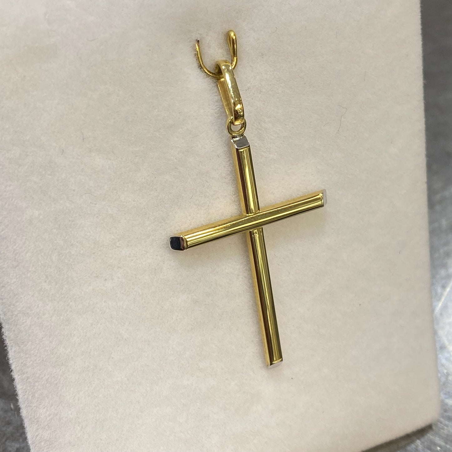 Pendentif Croix - Or Jaune 750 Neuf