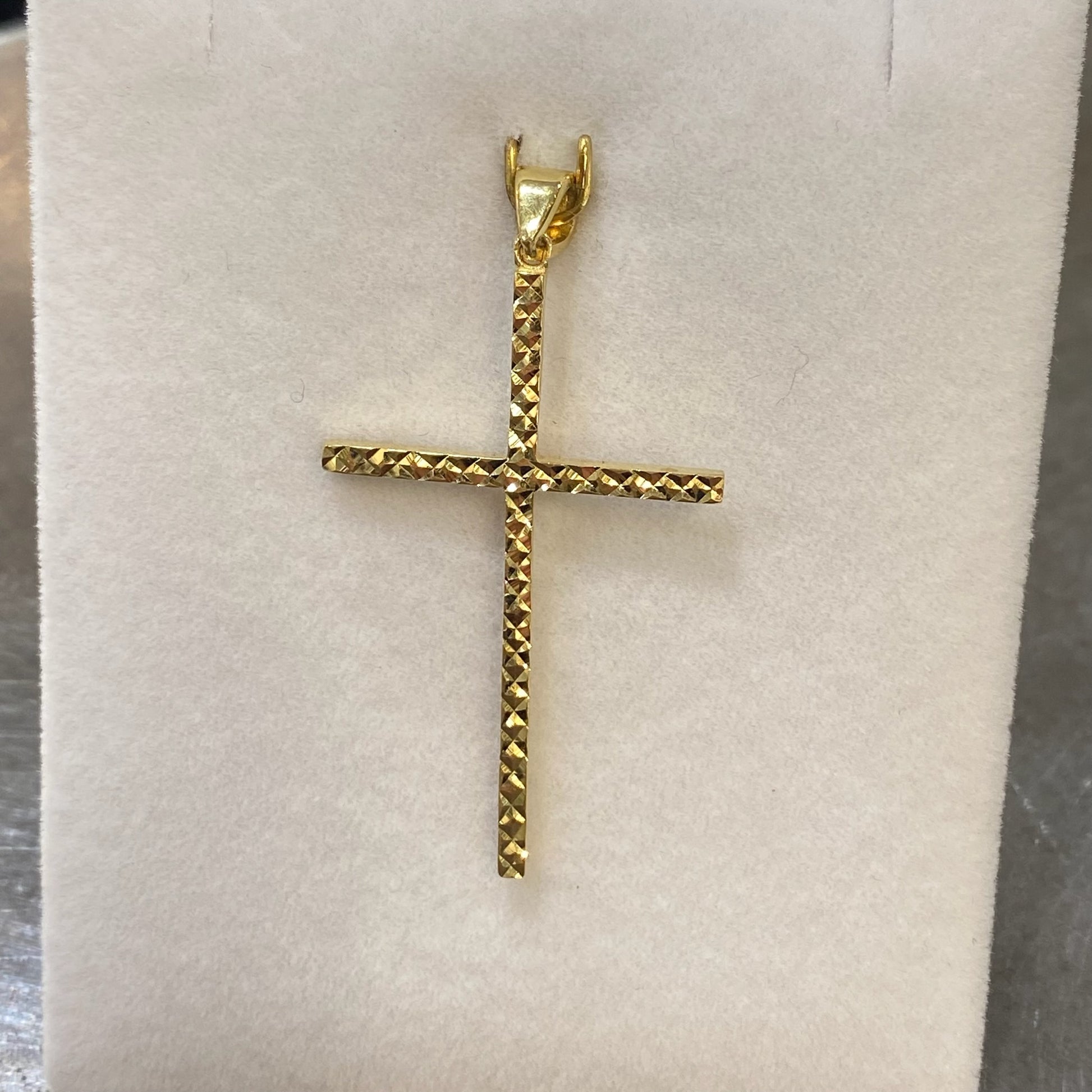 Pendentif Croix - Or Jaune 750 Neuf