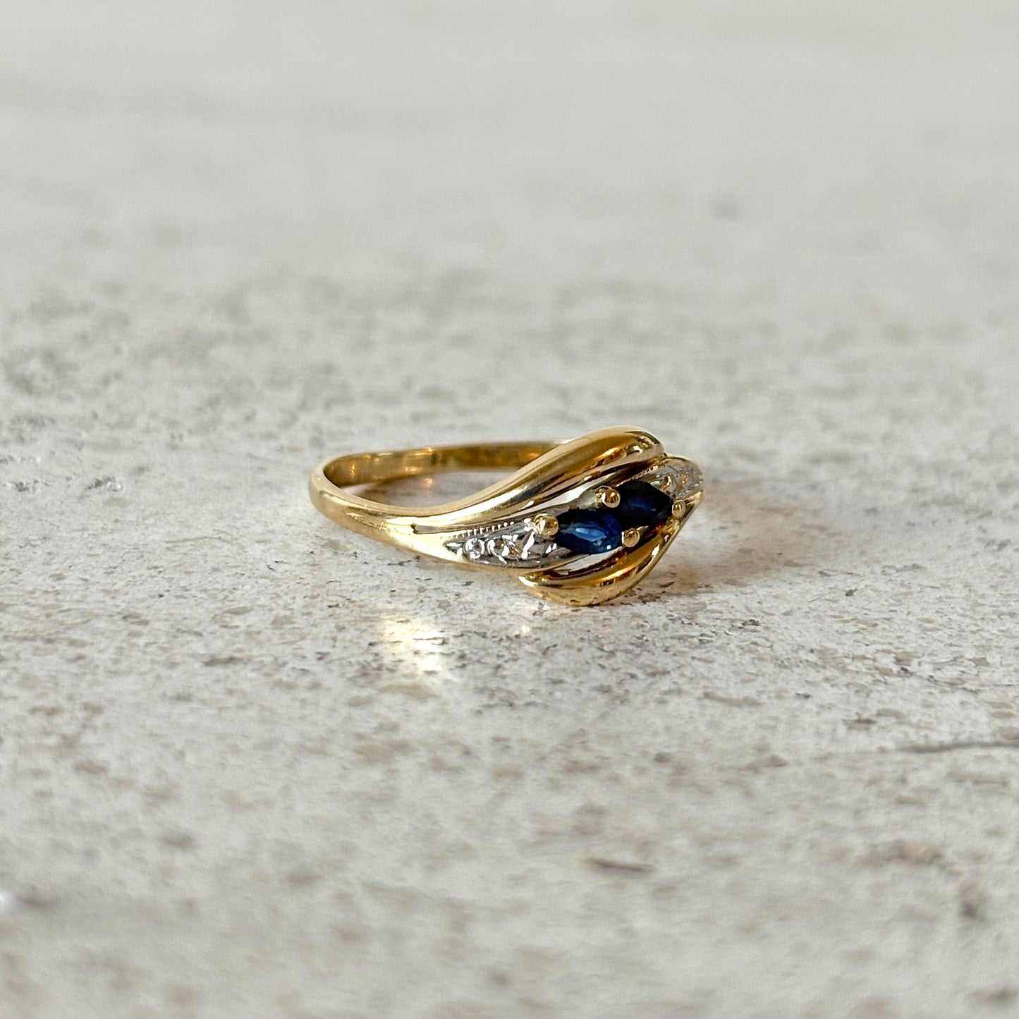 Bague Reflet - Or Jaune 750 & Saphirs