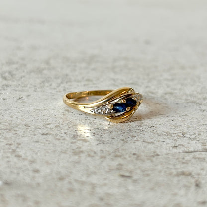 Bague Reflet - Or Jaune 750 & Saphirs