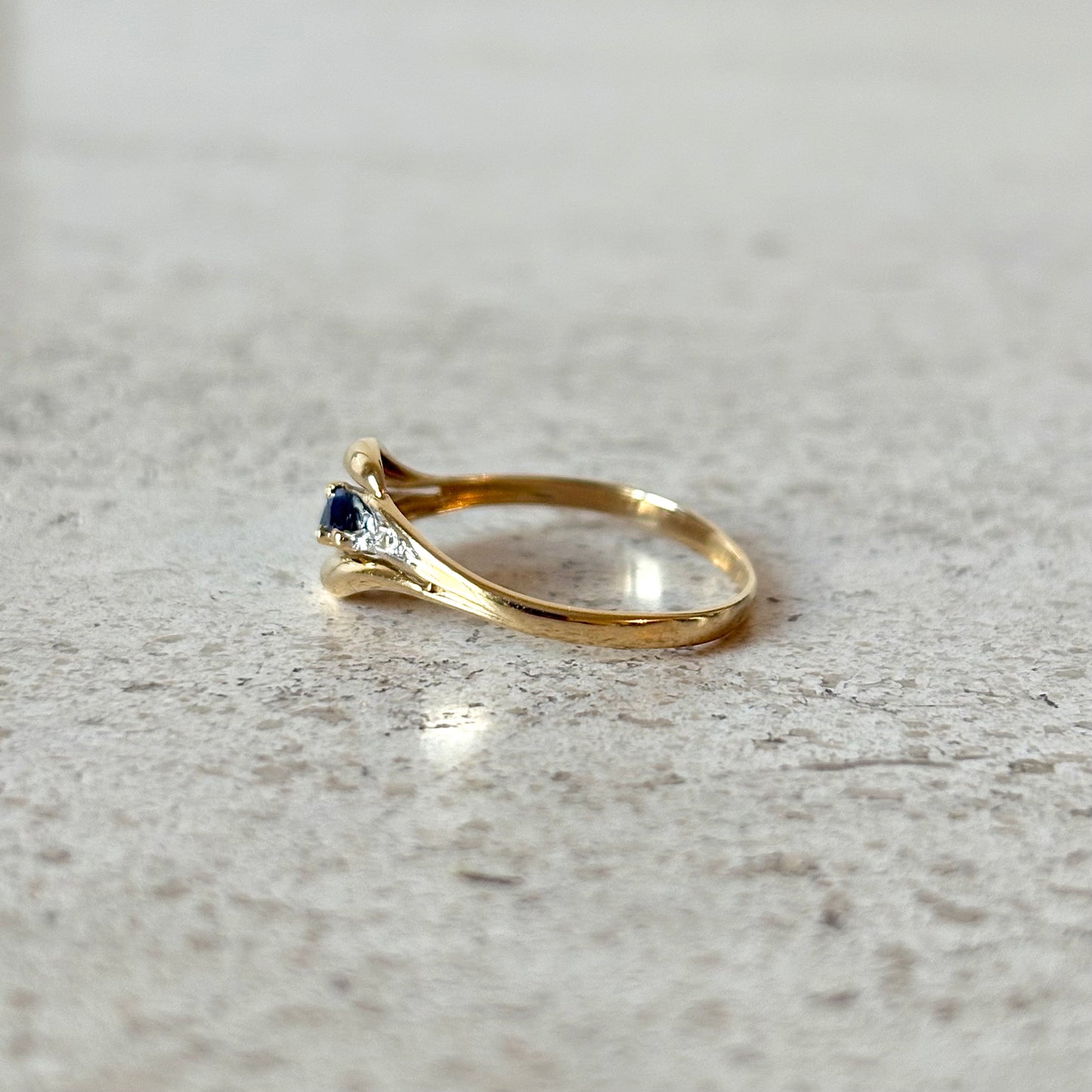 Bague Reflet - Or Jaune 750 & Saphirs