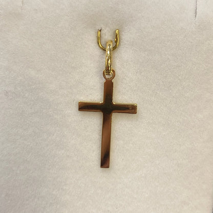 Pendentif Croix - Or Jaune 750 Neuf