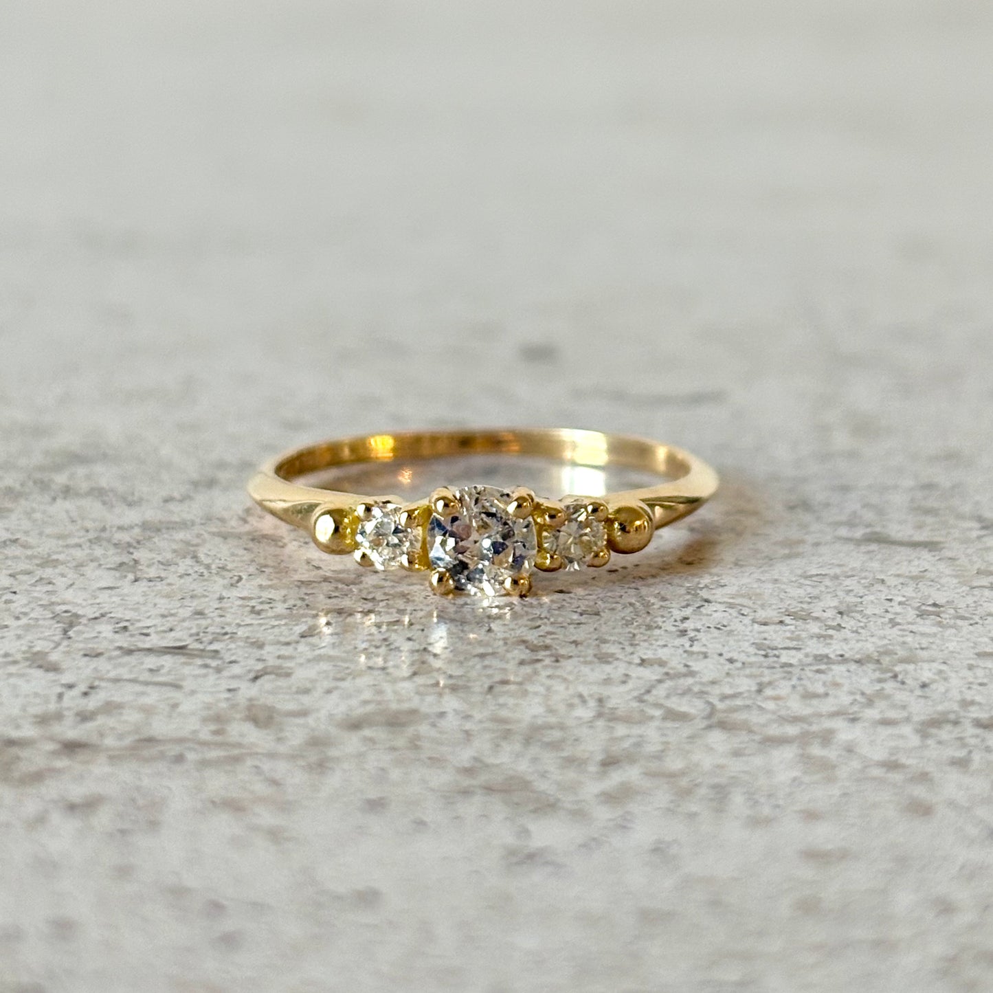 Bague Ponyo - Or Jaune 750 & Diamants