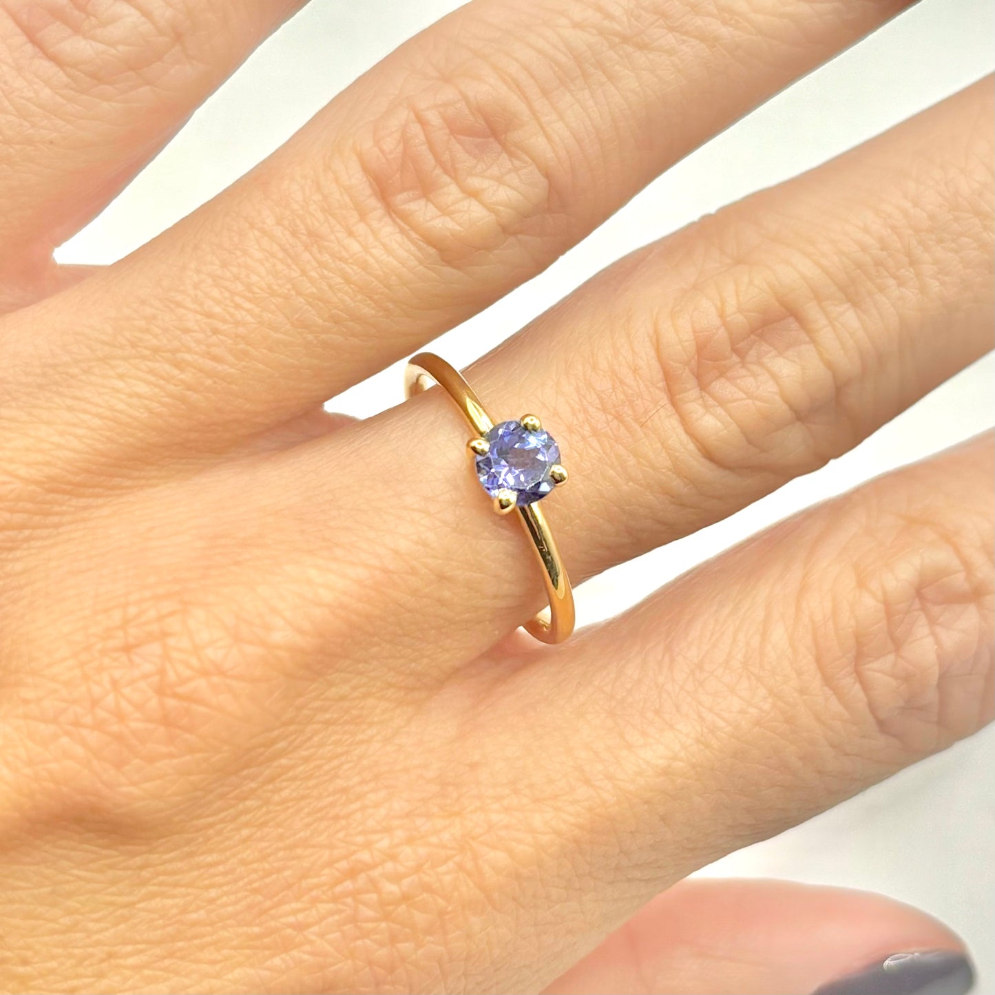 Bague Natori - Or Jaune 750 & Tanzanite