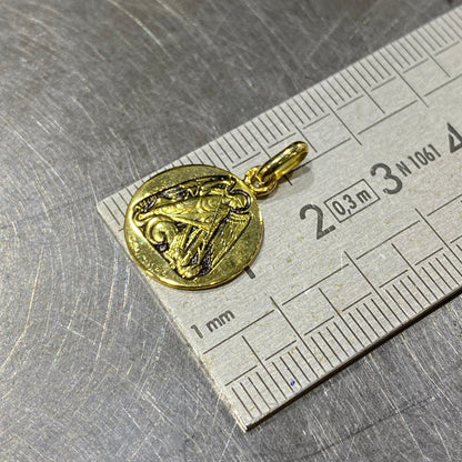 Pendentif Médaille Saint Michel - Or Jaune 750