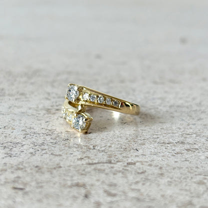 Bague Toi & Moi - Or Jaune 585 & Diamants