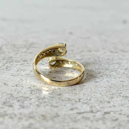 Bague Toi & Moi - Or Jaune 585 & Diamants