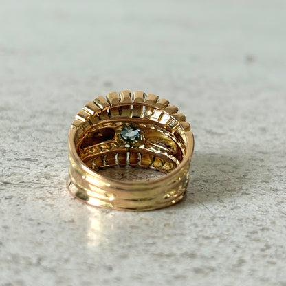 Bague Vintage - Or Jaune 750 & Diamant