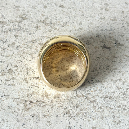 Bague Jonc - Or Jaune 750 & Diamants