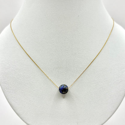 Collier Boule - Or Jaune 750 & Lapis-Lazuli