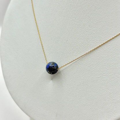 Collier Boule - Or Jaune 750 & Lapis-Lazuli