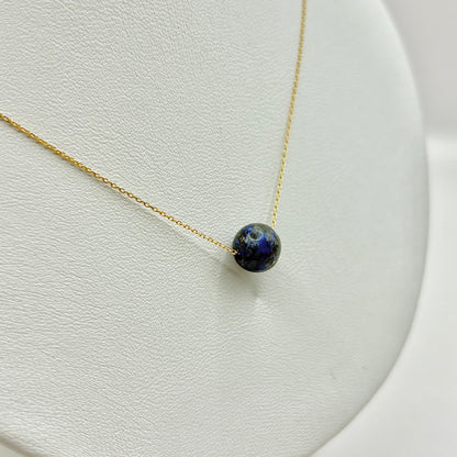 Collier Boule - Or Jaune 750 & Lapis-Lazuli