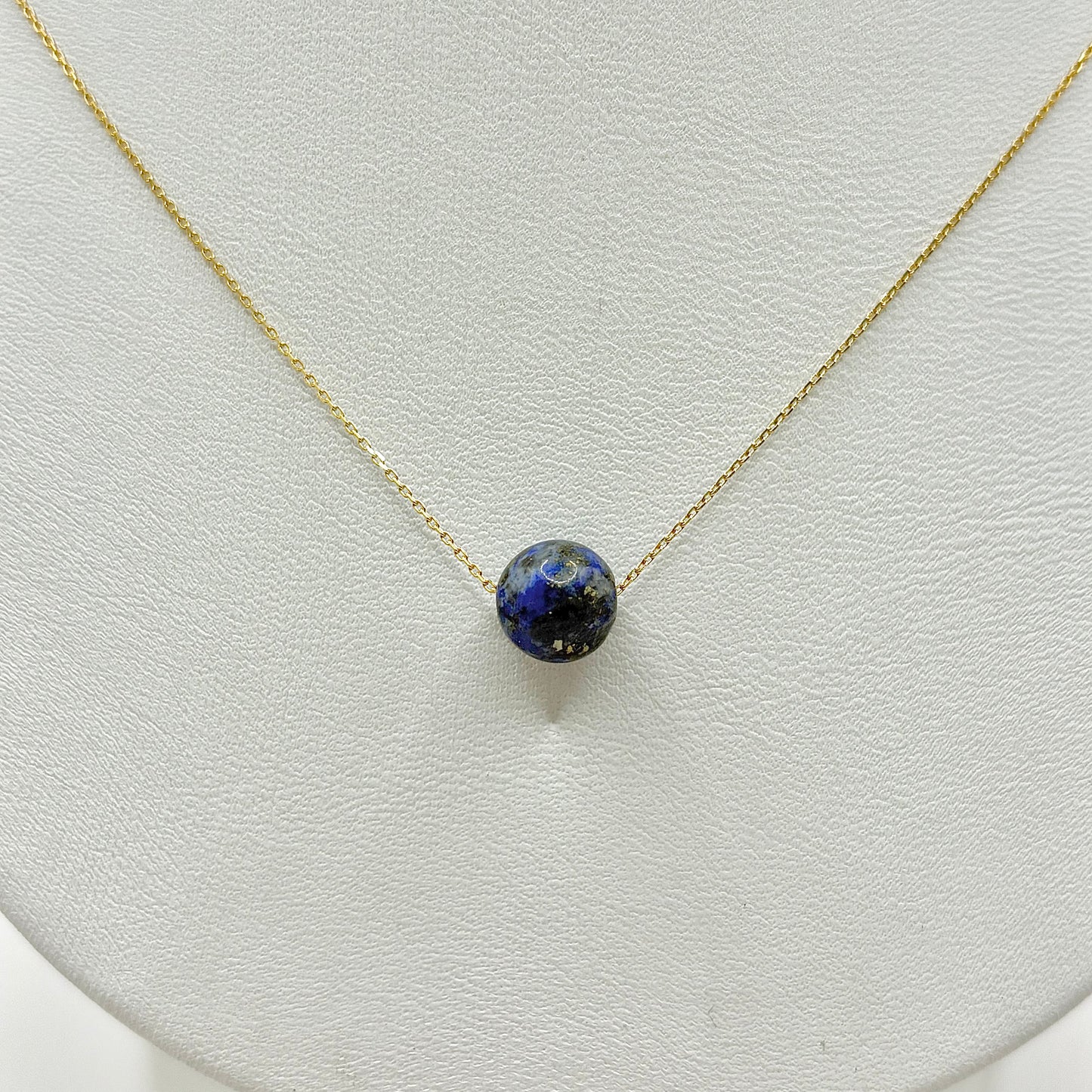 Collier Boule - Or Jaune 750 & Lapis-Lazuli