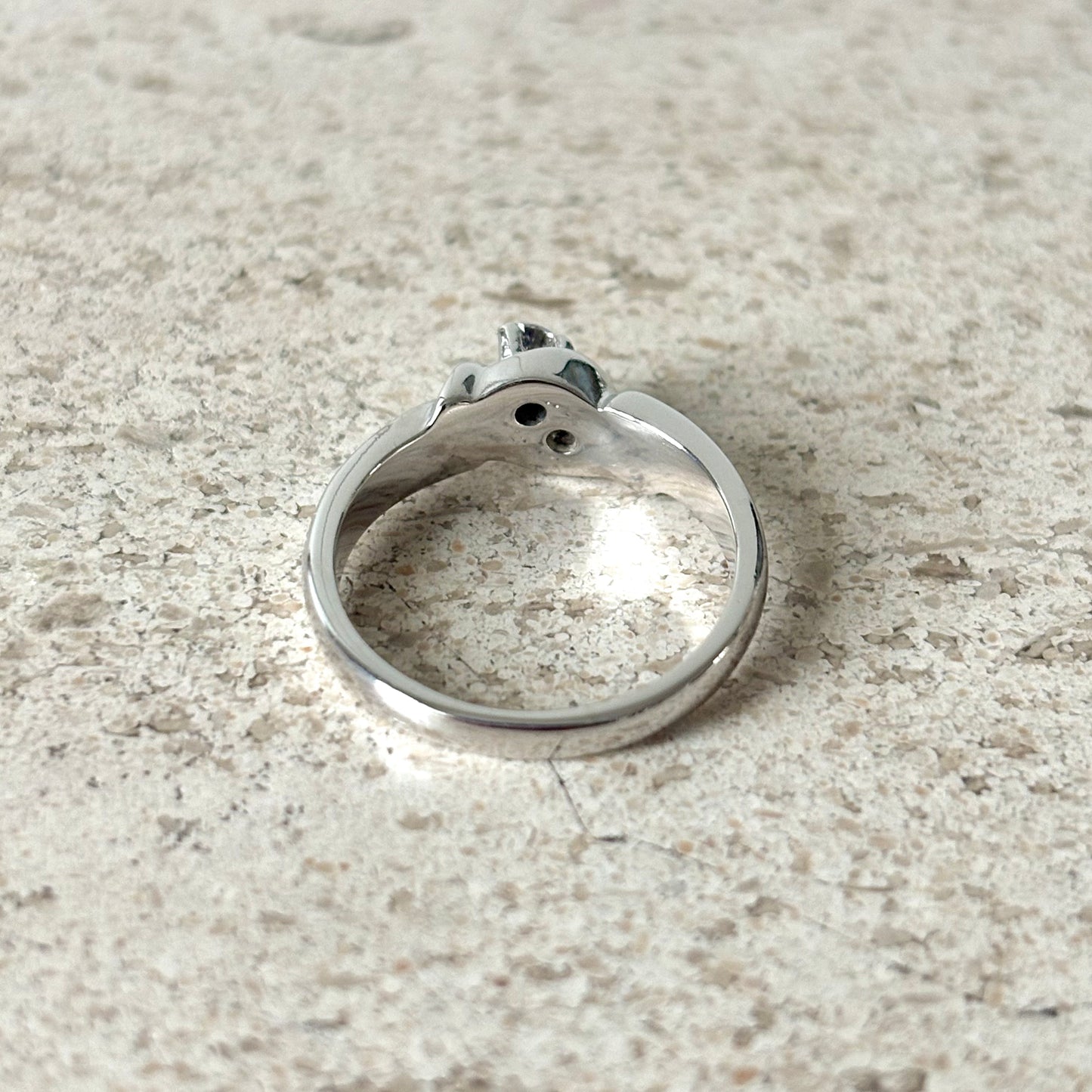 Bague Noeud - Or Blanc 750 & Diamants