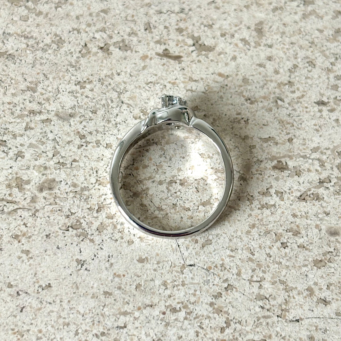 Bague Noeud - Or Blanc 750 & Diamants