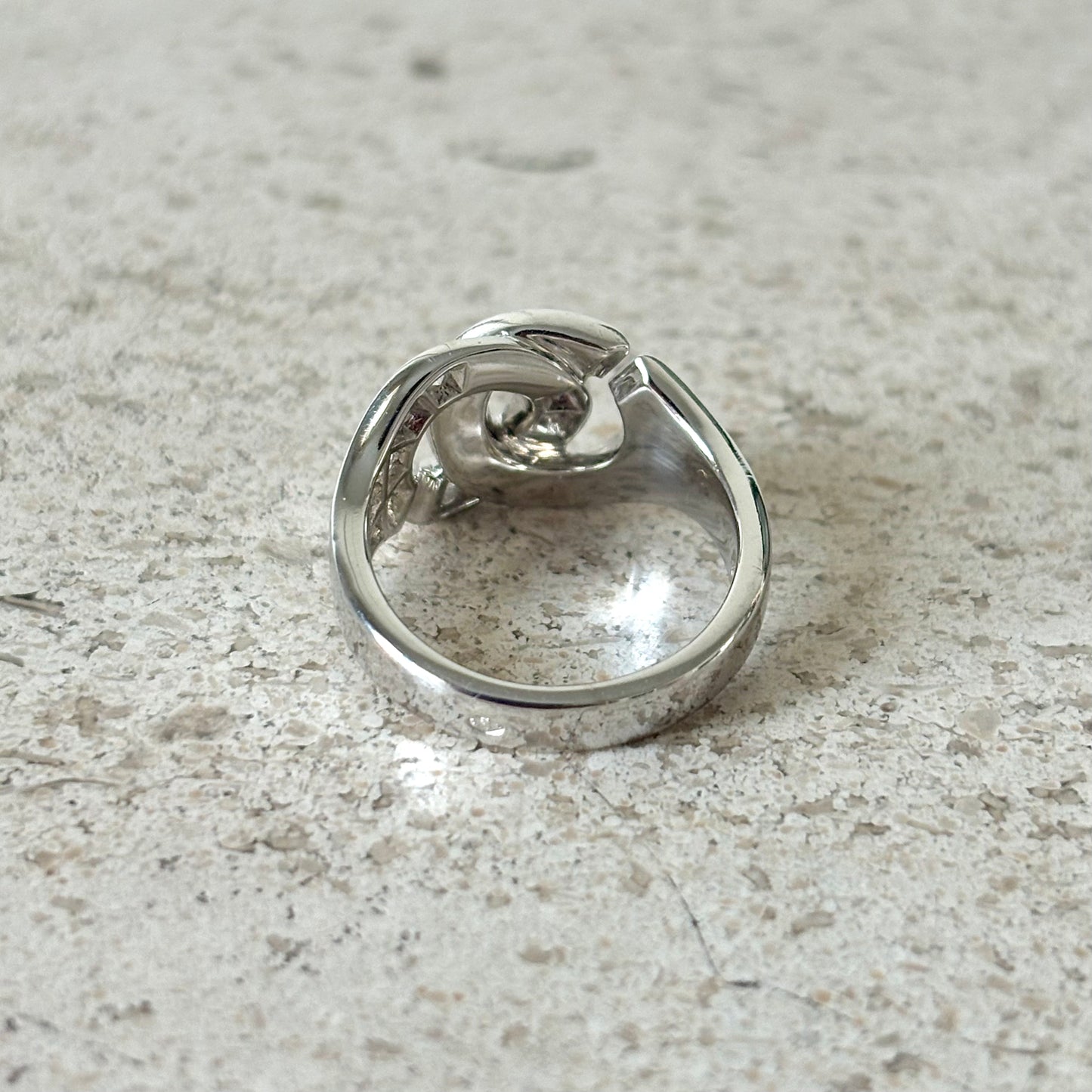 Bague Dinh Van Menottes - Or Blanc 750 & Diamants