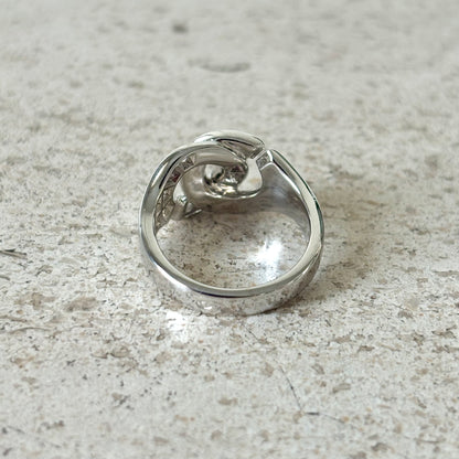 Bague Dinh Van Menottes - Or Blanc 750 & Diamants