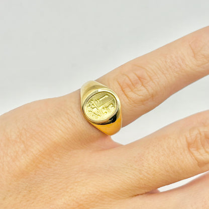 Bague Chevalière - Or Jaune 750