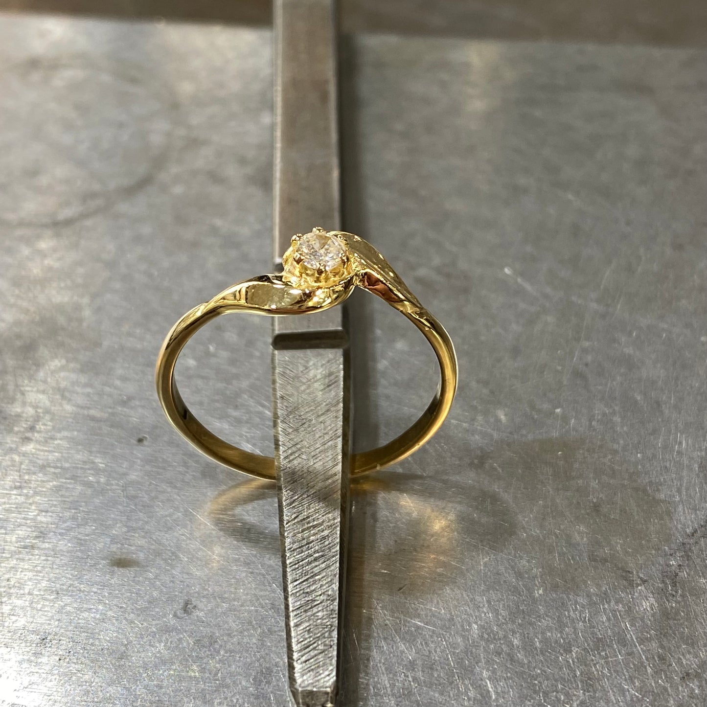 Bague Fiore - Or Jaune 750 & Diamant