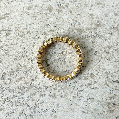 Bague Alliance Tour Complet - Or Jaune 750 & Diamants
