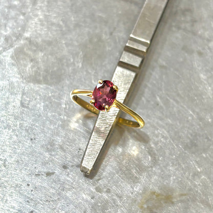 Bague Lapuna - Or Jaune 750 & Grenat Rhodolite