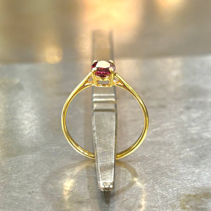 Bague Lapuna - Or Jaune 750 & Grenat Rhodolite