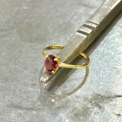 Bague Lapuna - Or Jaune 750 & Grenat Rhodolite