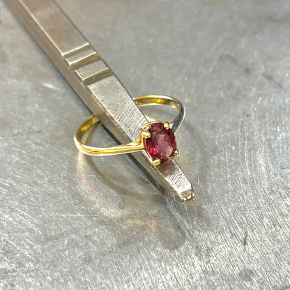 Bague Lapuna - Or Jaune 750 & Grenat Rhodolite