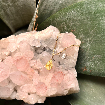 Pendentif Pépite Naturelle - Or Jaune 999/1000