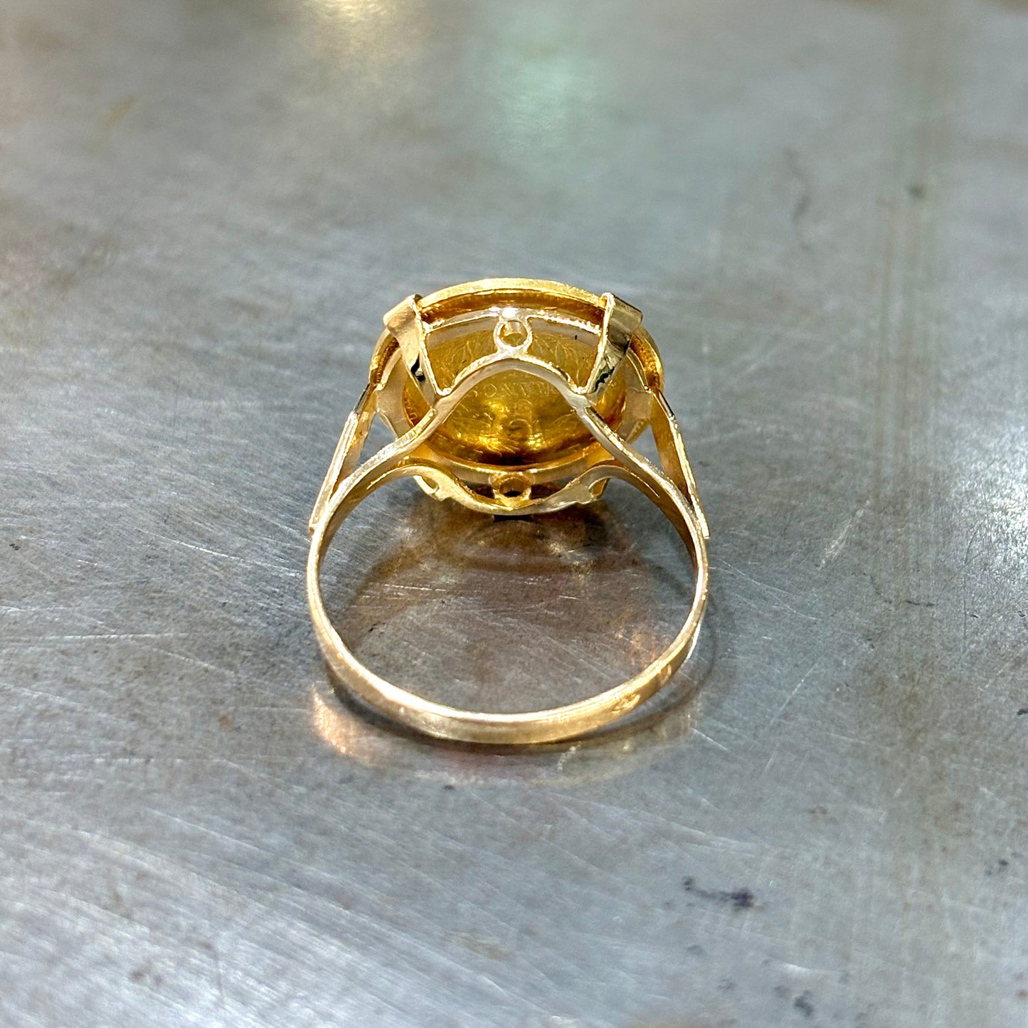 Bague Pièce - Or Jaune 750 & Pièce Or 5 Francs Napoléon