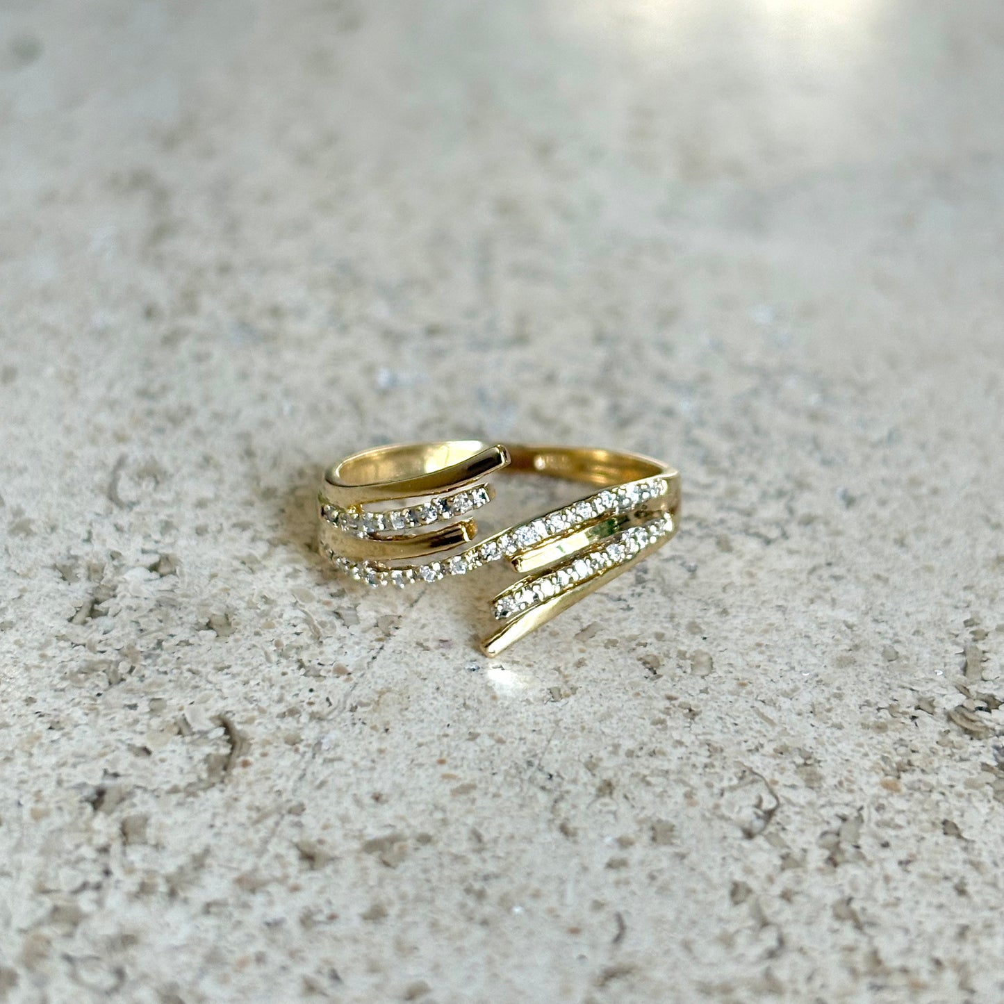 Bague Reflet - Or Jaune 750 & Diamants