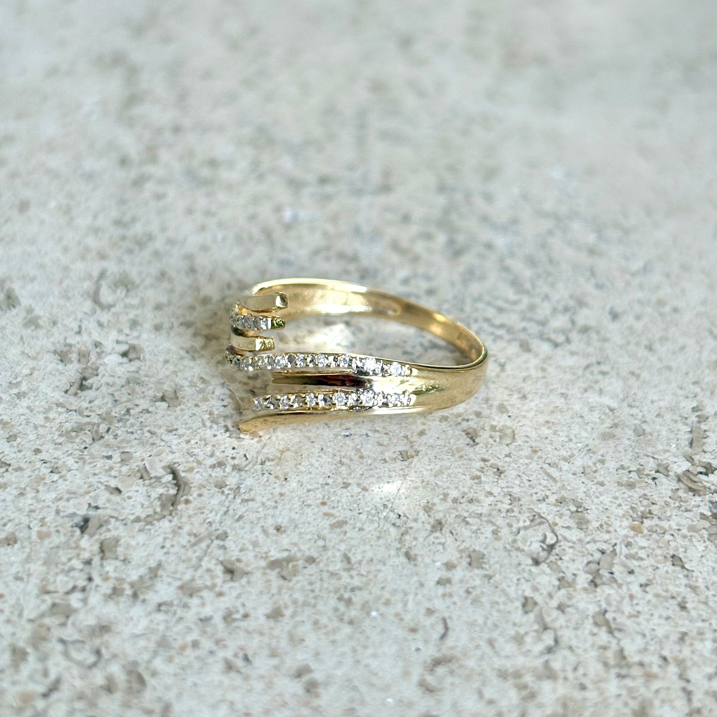 Bague Reflet - Or Jaune 750 & Diamants