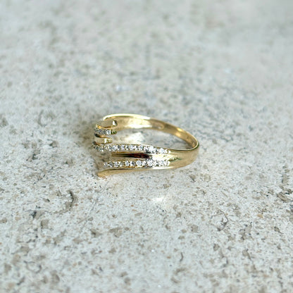 Bague Reflet - Or Jaune 750 & Diamants