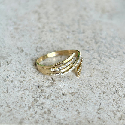 Bague Reflet - Or Jaune 750 & Diamants