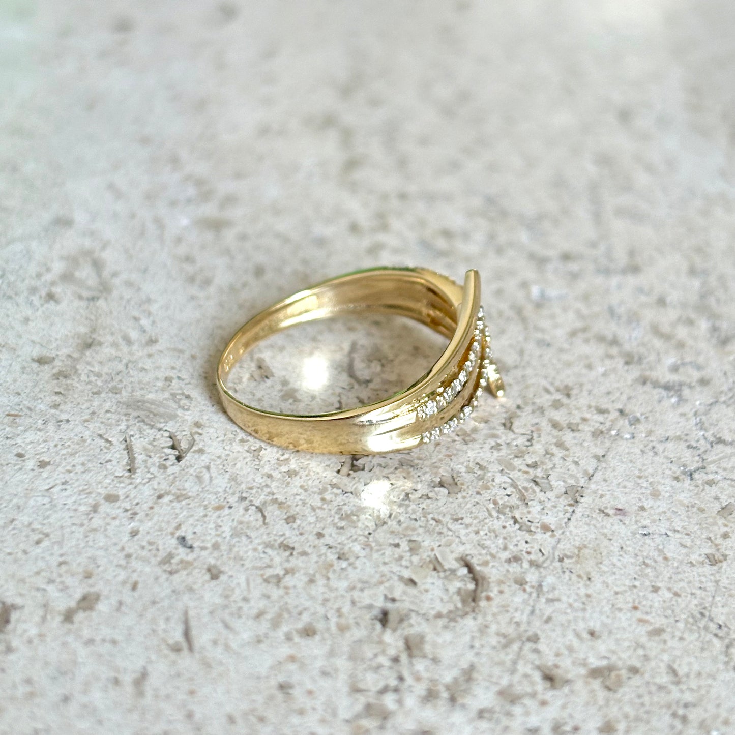 Bague Reflet - Or Jaune 750 & Diamants