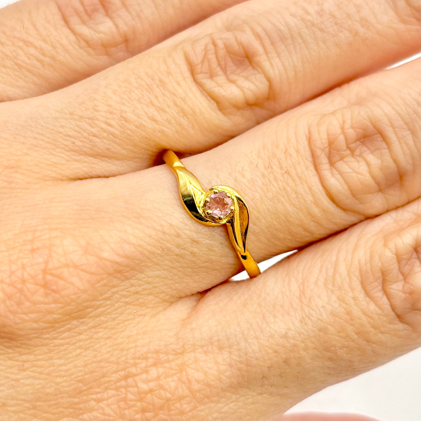 Bague Fiore - Or Jaune 750 & Tourmaline