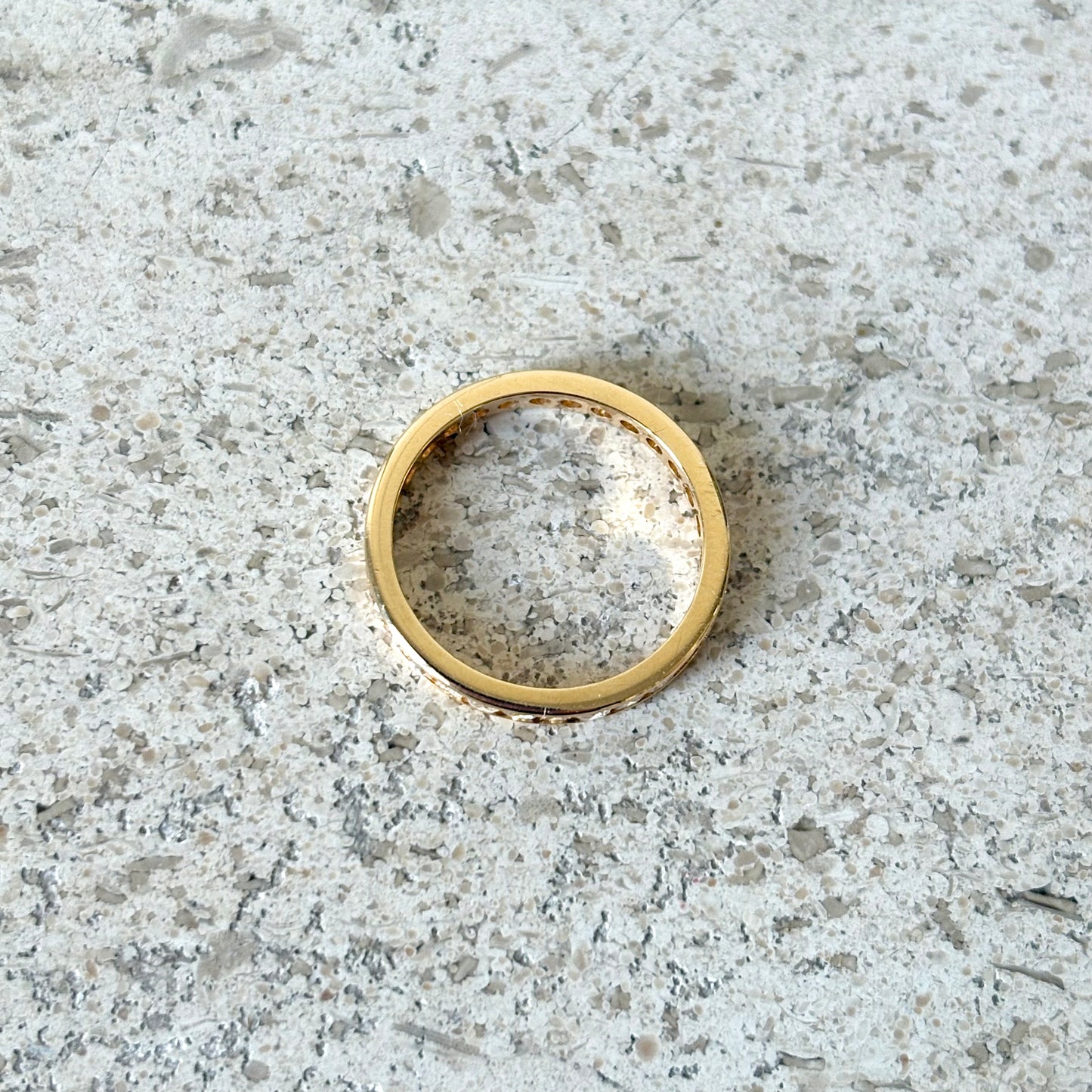 Bague Alliance - Or Jaune 750 & Diamants