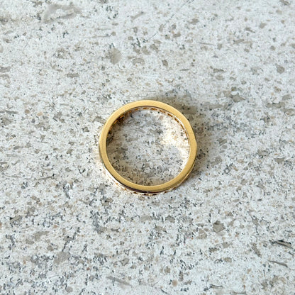 Bague Alliance - Or Jaune 750 & Diamants