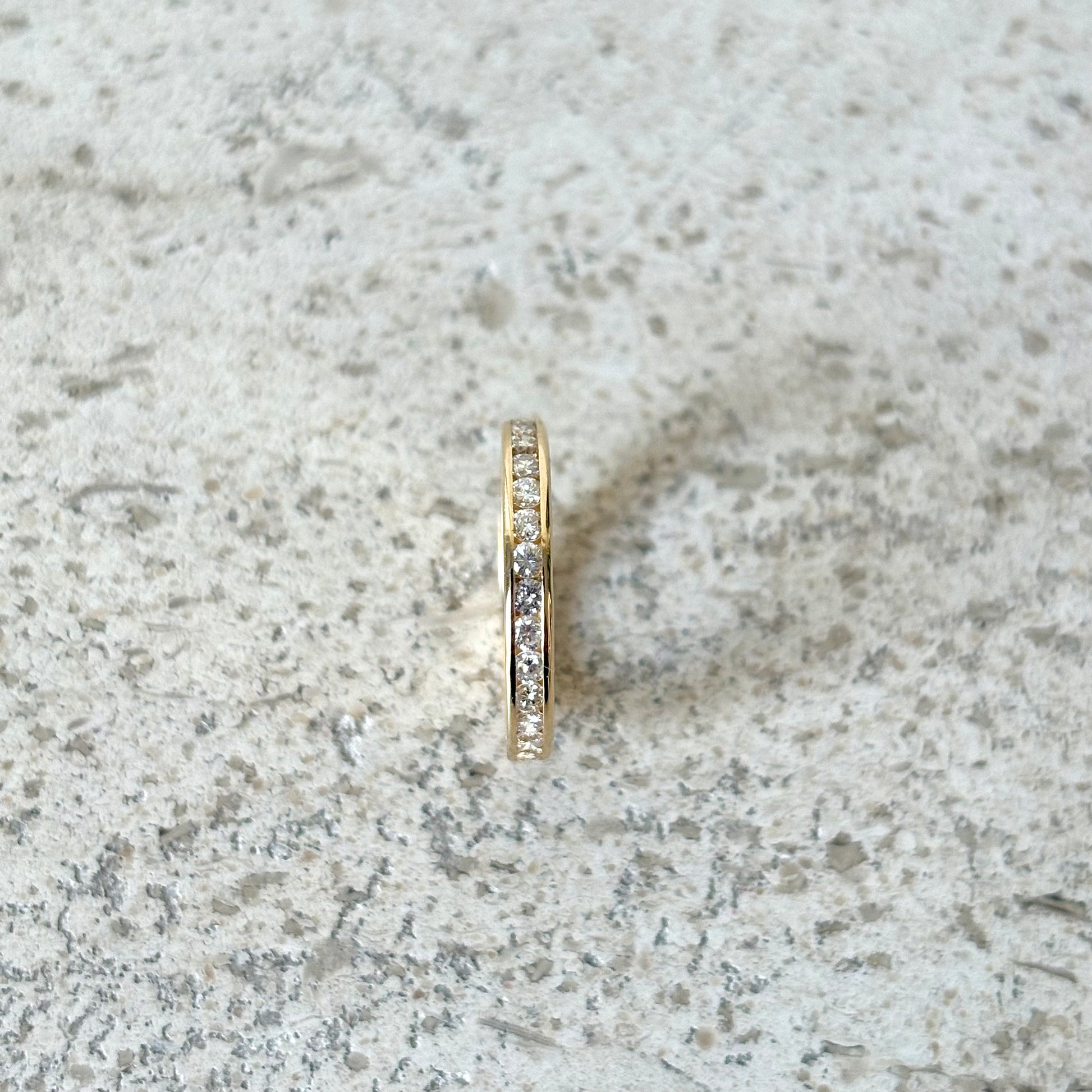Bague Alliance - Or Jaune 750 & Diamants