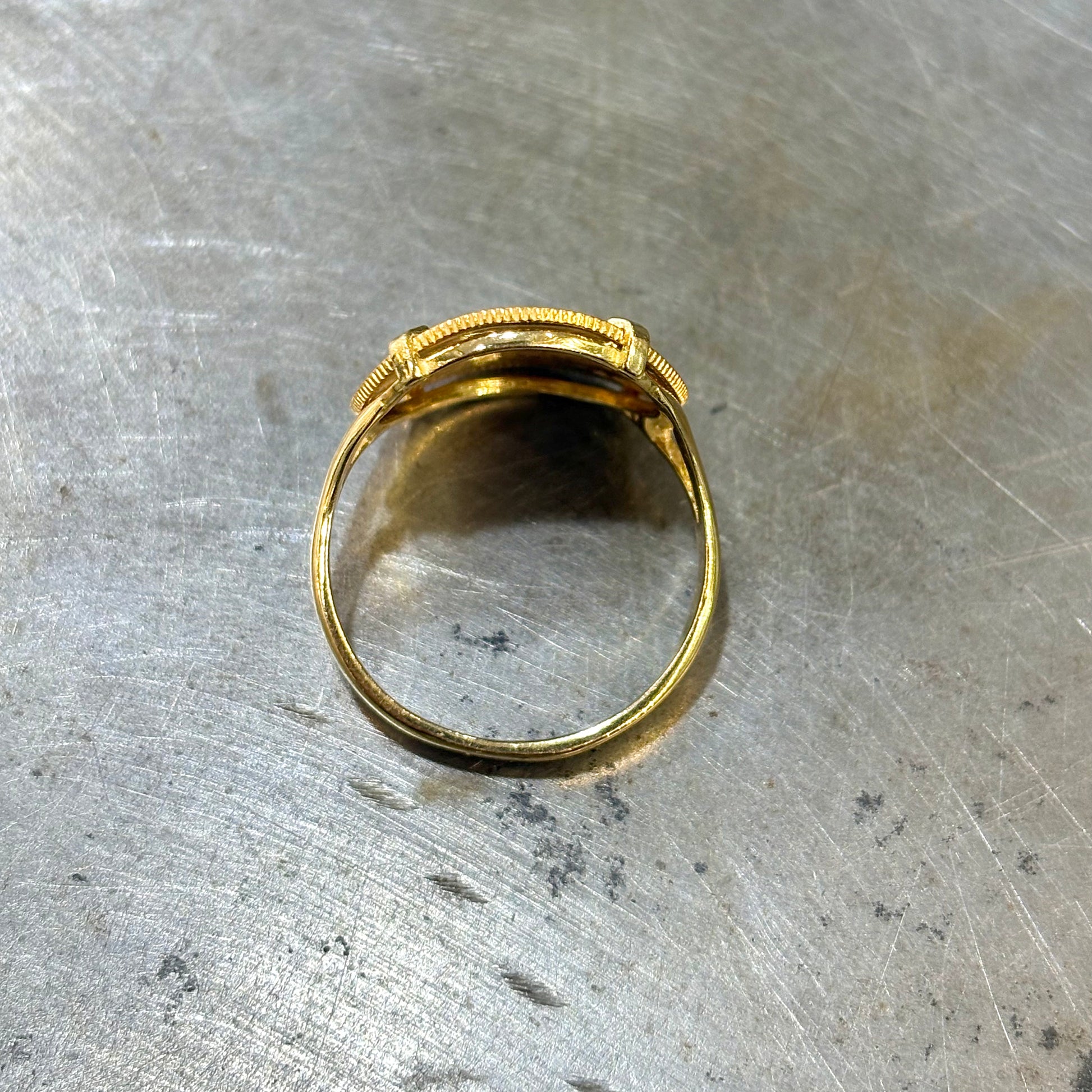 Bague Pièce - Or Jaune 750 & Pièce 10 Francs Marianne Coq