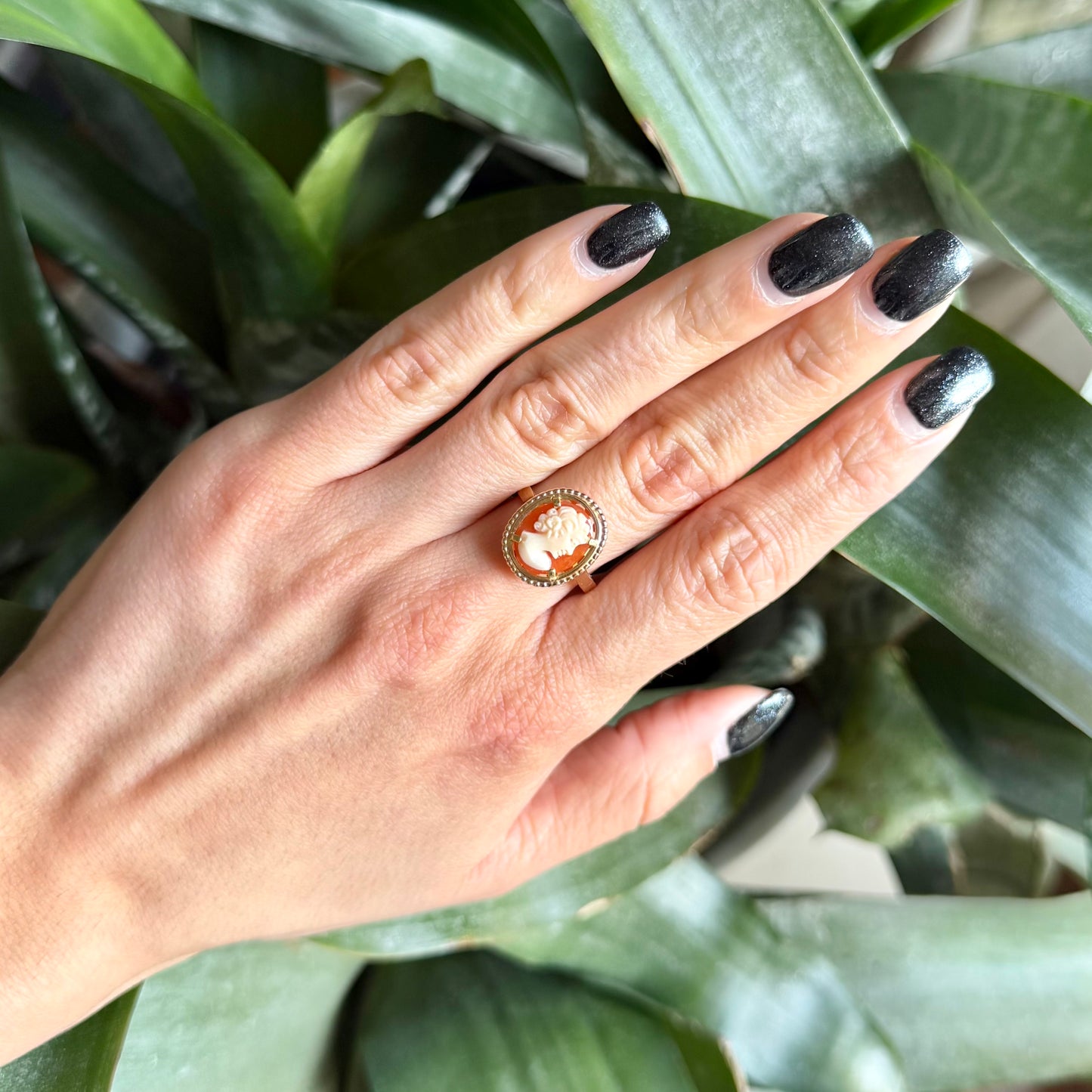 Bague Vintage Camée - Or Jaune 750 & Camée