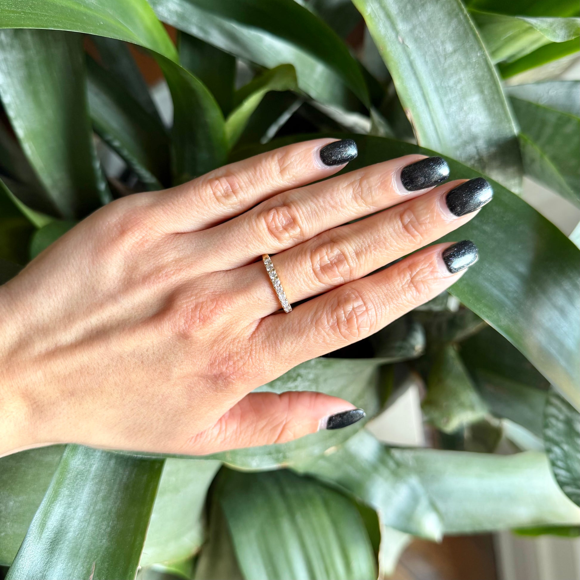 Bague Alliance - Or Jaune 750 & Diamants