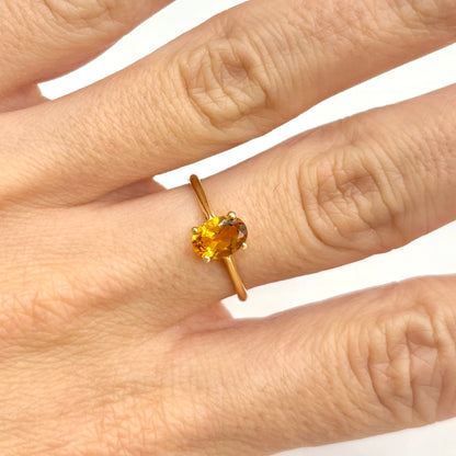 Bague Lapuna - Or Jaune & Citrine