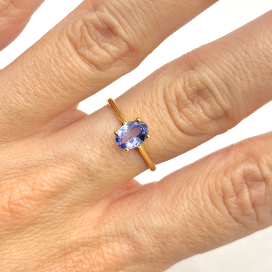 Bague Lapuna - Or Jaune 750 & Tanzanite