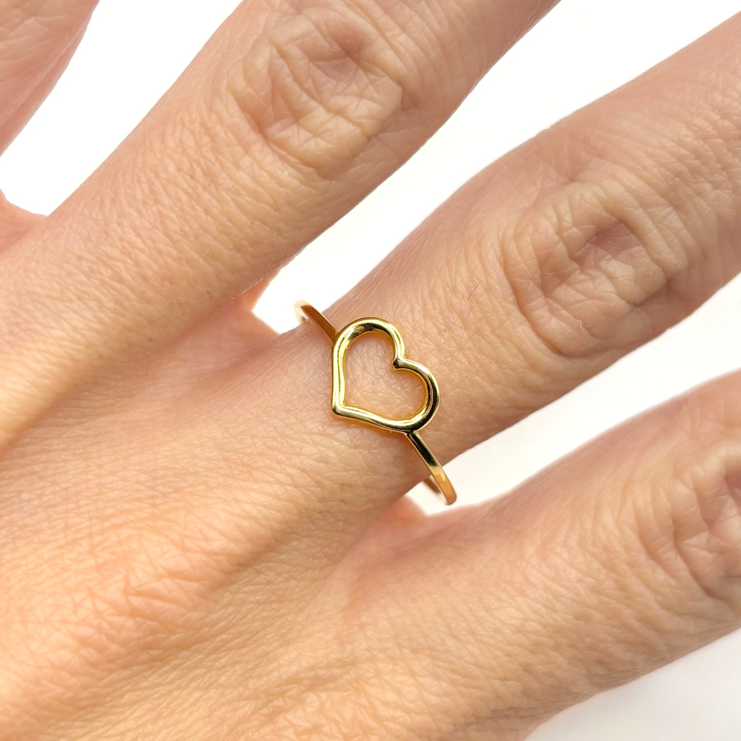 Bague Coeur - Or Jaune 750