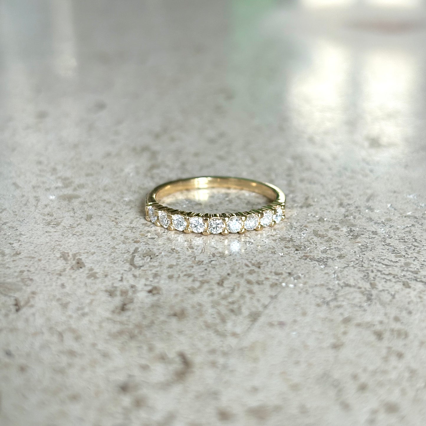Bague Alliance - Or Jaune 750 & Diamants