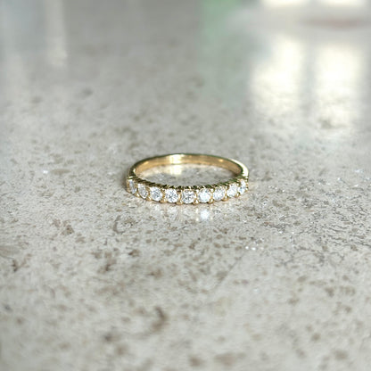Bague Alliance - Or Jaune 750 & Diamants