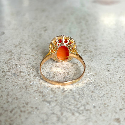 Bague Vintage Camée - Or Jaune 750 & Camée
