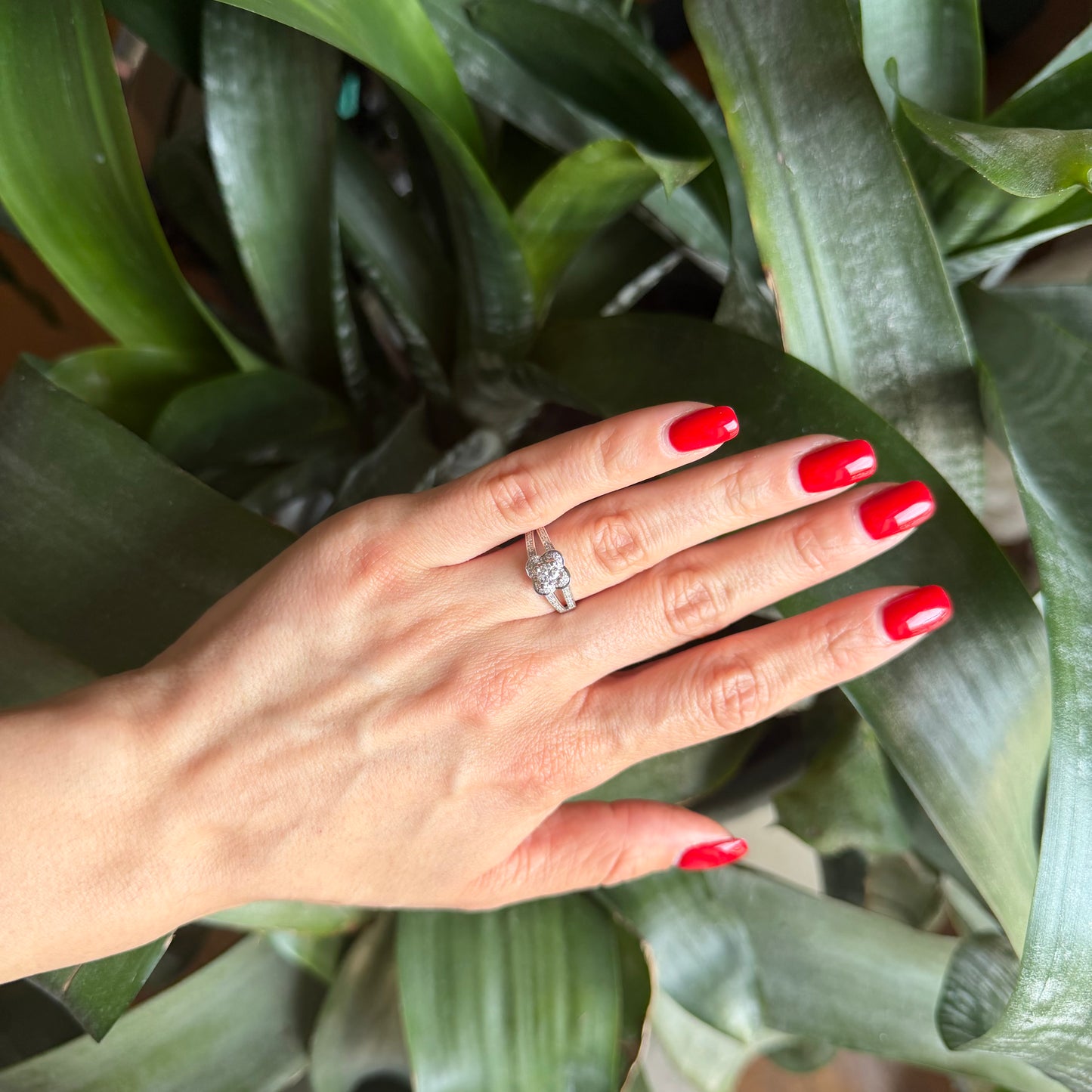 Bague Mauboussin Chance of Love N°3 - Or Blanc 750 & Diamants