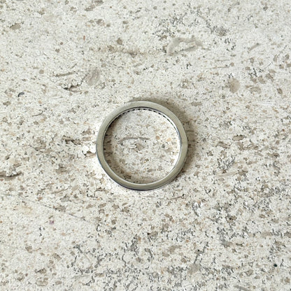 Bague Alliance - Or Blanc 750 & Diamants